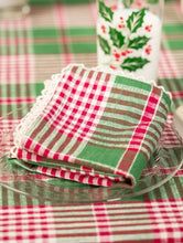 Load image into Gallery viewer, April Cornell Holly Plaid Napkin (set of 4)