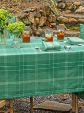 Load image into Gallery viewer, April Cornell Ivy Plaids Tablecloth