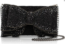 Load image into Gallery viewer, Mary Frances Bow Chic Crossbody/Clutch Handbag