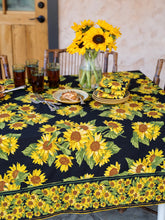 Load image into Gallery viewer, April Cornell Sunflower Valley Tablecloth