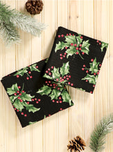 Load image into Gallery viewer, April Cornell Holly Tea Towel (set of 2)