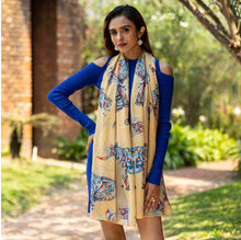 Load image into Gallery viewer, Anuschka Printed Chiffon Scarf Elephant Mandala