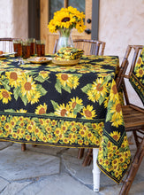 Load image into Gallery viewer, April Cornell Sunflower Valley Tablecloth