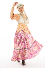 Load image into Gallery viewer, Magnolia Pearl Nepali Peasant Skirt Wildberry