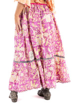 Load image into Gallery viewer, Magnolia Pearl Nepali Peasant Skirt Wildberry