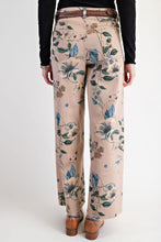 Load image into Gallery viewer, Easel Floral Printed Soft Stretch Twill Pants