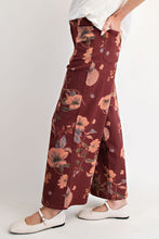 Load image into Gallery viewer, Easel Floral Printed Soft Stretch Twill Pants
