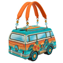 Load image into Gallery viewer, Mary Frances Catch A Wave Top Handle Surf Van Handbag