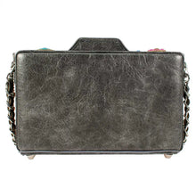 Load image into Gallery viewer, Mary Frances Life in Color Beaded Crossbody Camera Handbag