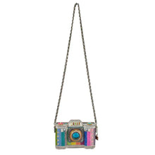 Load image into Gallery viewer, Mary Frances Life in Color Beaded Crossbody Camera Handbag