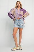 Load image into Gallery viewer, Easel Plaid Mix N Match Button Down Shirt