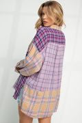 Load image into Gallery viewer, Easel Plaid Mix N Match Button Down Shirt