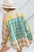 Load image into Gallery viewer, Easel Plaid Mix N Match Button Down Shirt