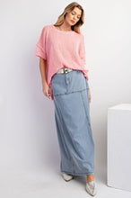 Load image into Gallery viewer, Easel Short Sleeve Knitted Sweater Top