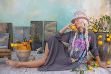 Load image into Gallery viewer, Magnolia Pearl Flor de la Pasión Viggo Hoodie Tee Dress