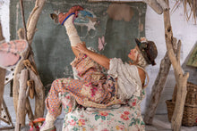 Load image into Gallery viewer, Magnolia Pearl Appliqué Love Overalls