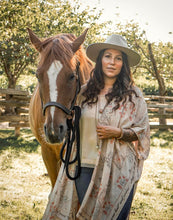 Load image into Gallery viewer, Market of Stars Love Story Heart Print Bamboo Boho Kimono