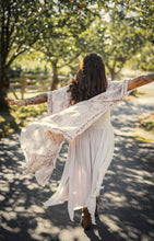 Load image into Gallery viewer, Market of Stars Love Story Heart Print Bamboo Boho Kimono