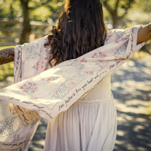 Load image into Gallery viewer, Market of Stars Love Story Heart Print Bamboo Boho Kimono