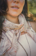 Load image into Gallery viewer, Market of Stars Love Story Heart Print Artisan Bamboo Scarf