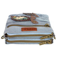 Load image into Gallery viewer, Chala Double Pocket Xbody Turtle Indigo