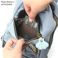 Load image into Gallery viewer, Chala Canvas Sling Bag Turtles Indigo