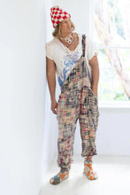 Load image into Gallery viewer, Magnolia Pearl Patchwork Love Overalls