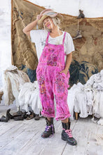 Load image into Gallery viewer, Magnolia Pearl Lil Friends Patchwork Overalls