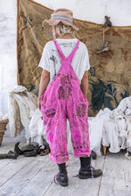 Load image into Gallery viewer, Magnolia Pearl Lil Friends Patchwork Overalls