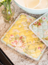 Load image into Gallery viewer, April Cornell Apple Blossom Patchwork Potholder