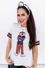 Load image into Gallery viewer, Brianna Cannon Aubie Sparkle Logo T-Shirt