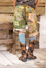 Load image into Gallery viewer, Magnolia Pearl Patchwork Miner Shorts