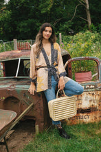 Load image into Gallery viewer, Market Of Stars Milk & Honey Mid-Length Kimono