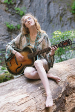 Load image into Gallery viewer, Market Of Stars Earth & Sky Cropped Bamboo Kimono Cardigan