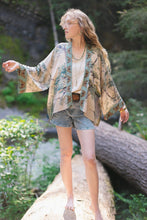 Load image into Gallery viewer, Market Of Stars Earth & Sky Cropped Bamboo Kimono Cardigan