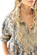 Load image into Gallery viewer, Magnolia Pearl Blockprint Tora Shirt