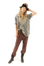 Load image into Gallery viewer, Magnolia Pearl Blockprint Tora Shirt