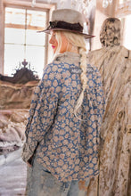 Load image into Gallery viewer, Magnolia Pearl Blockprint Tora Shirt