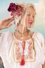 Load image into Gallery viewer, Magnolia Pearl Embroidered Chrissy Folk Blouse
