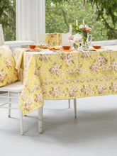 Load image into Gallery viewer, April Cornell Apple Blossom Tablecloth