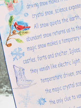 Load image into Gallery viewer, April Cornell The Come and Go of Snow Tea Towel