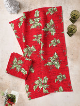 Load image into Gallery viewer, April Cornell Holly Song Tea Towel (Set of 2)