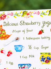 Load image into Gallery viewer, April Cornell Strawberry Muffin Tea Towel