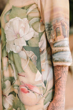 Load image into Gallery viewer, Market of Stars Fleur De Soleil Artist Dress Tunic w/ Pockets & Florals