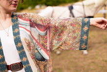 Load image into Gallery viewer, Market of Stars Love Revolution Opera Duster Kimono Robe w/ horse & florals
