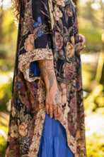 Load image into Gallery viewer, Market of Stars Lionheart Bohemian Goddess Starduster Kimono with botanicals