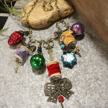 Load image into Gallery viewer, The Primitive Peddler Packages Tied Up With String Charm'd Necklace