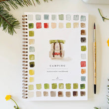Load image into Gallery viewer, Emily Lex Studio Camping watercolor workbook