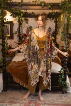 Load image into Gallery viewer, Market of Stars Golden Hour Goddess Duster Kimono w/ Floral Print