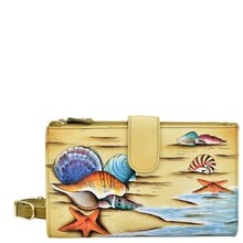 Load image into Gallery viewer, Anuschka Cell Phone Case & Wallet Gift of the Sea